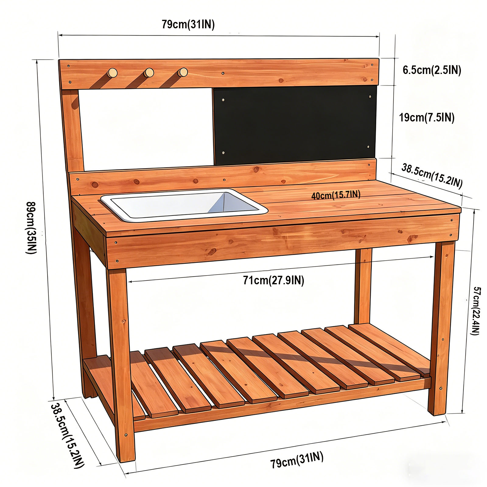 Houten plantentafels voor kind - Kids Outdoor Garden recensie en prijs