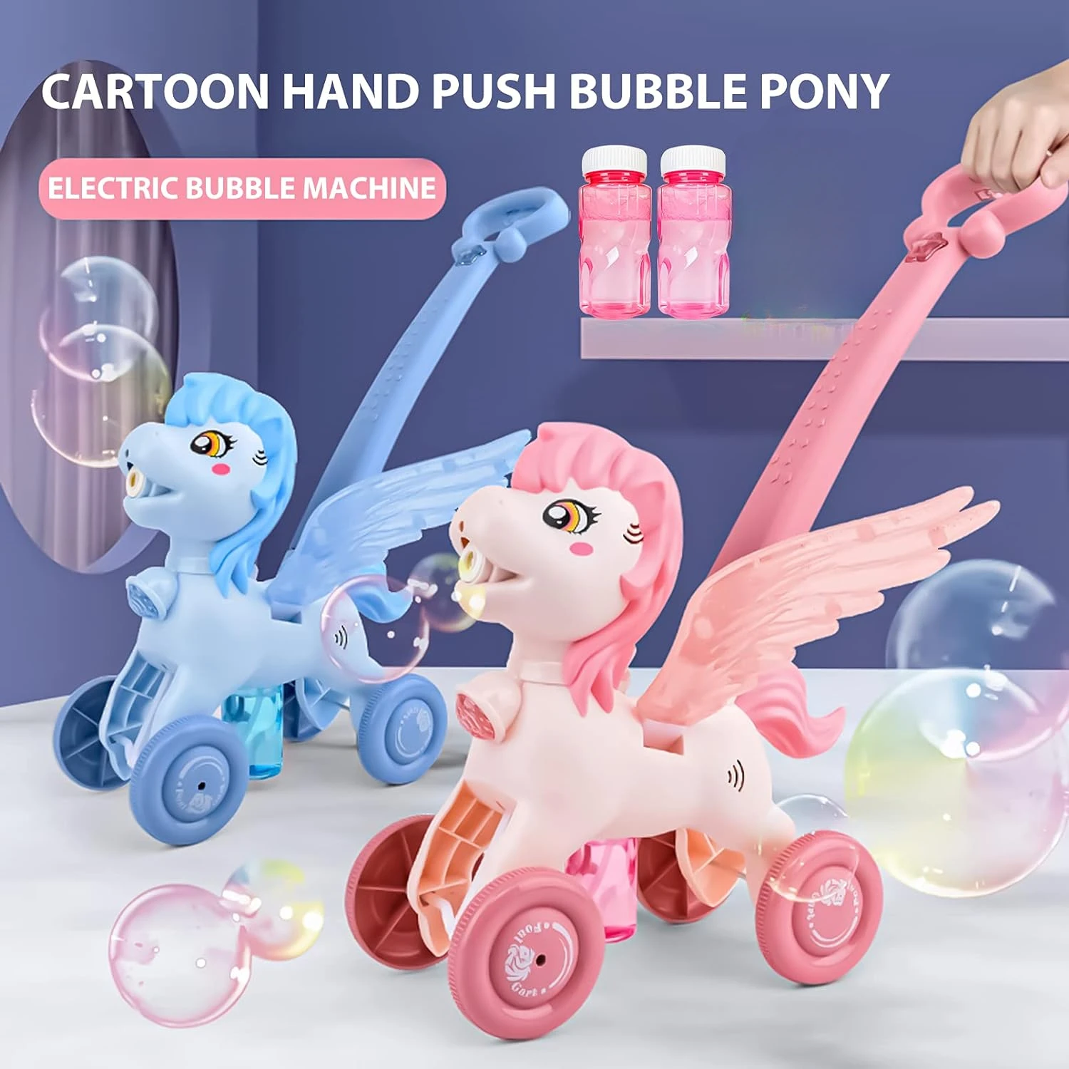 Pony Bubble Machine voor kinde - Kids Outdoor Lawn Mower recensie en prijs