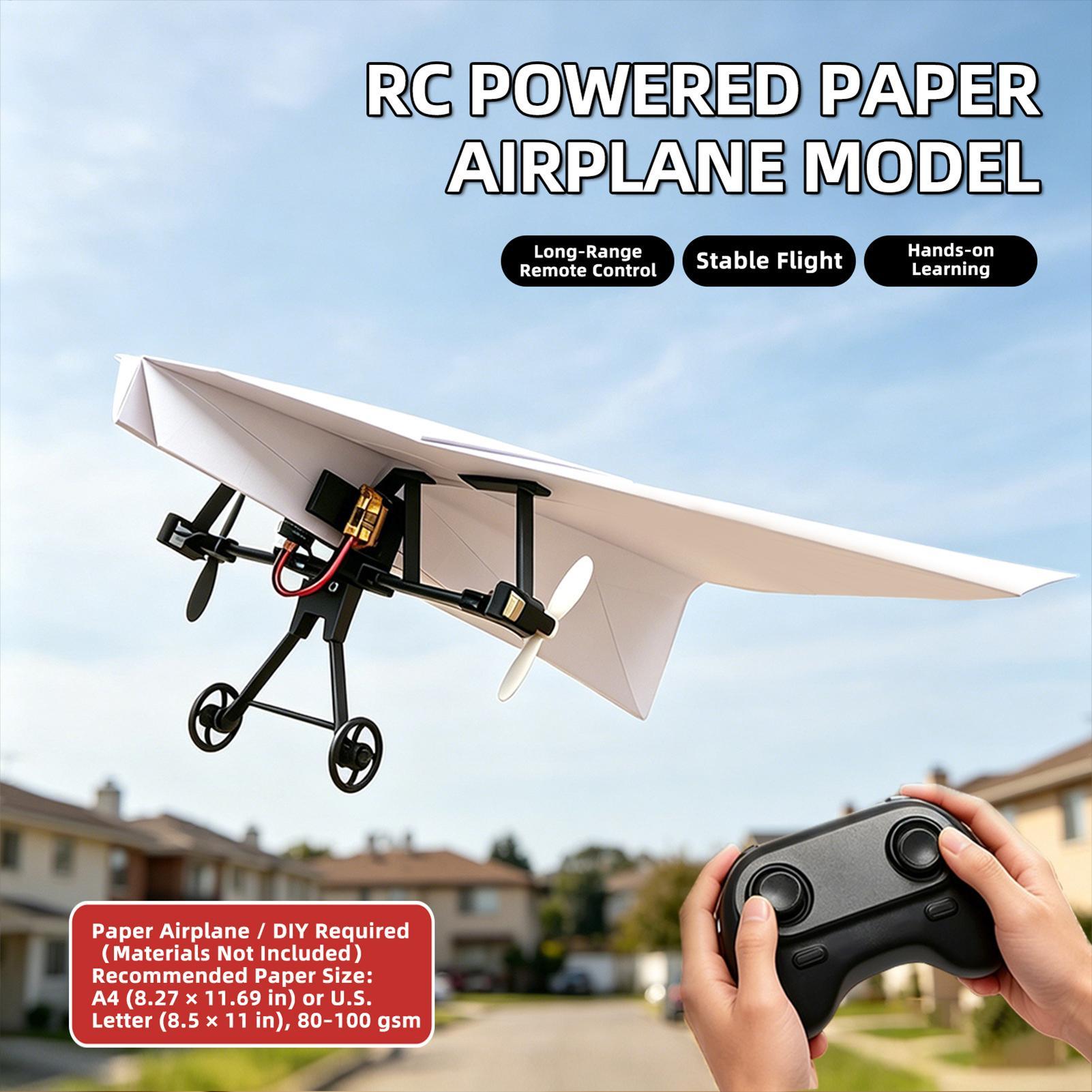 DIY RC Papieren Vliegtuig Kit  - Kids Outdoor Play Equipment recensie en prijs
