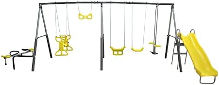 Sun Playground Metal A Fe Kind - Kids Outdoor Swing Set With Slide recensie en prijs