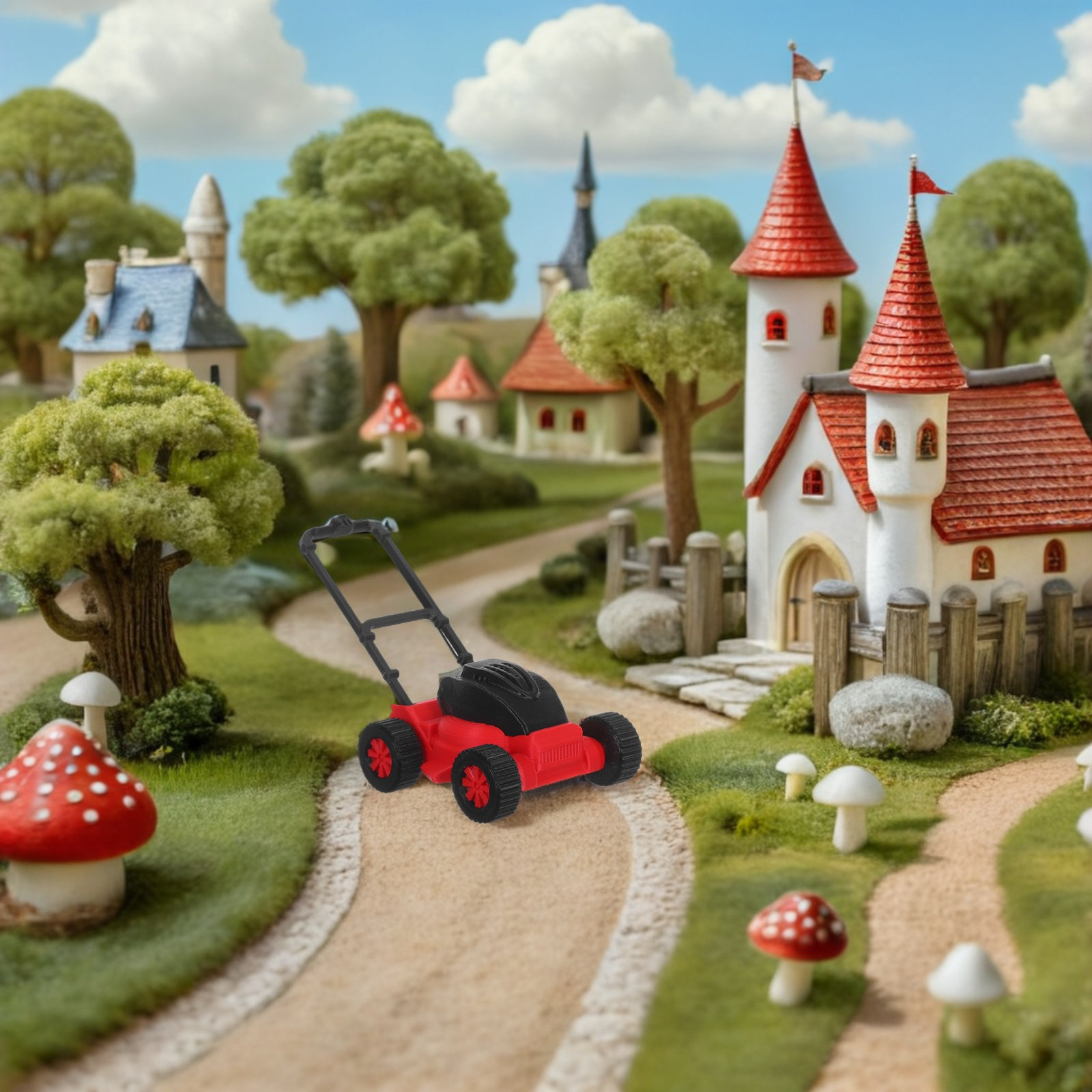 Miniatuur Grasmaaier Realistis - Kids Outdoor Lawn Mower recensie en prijs