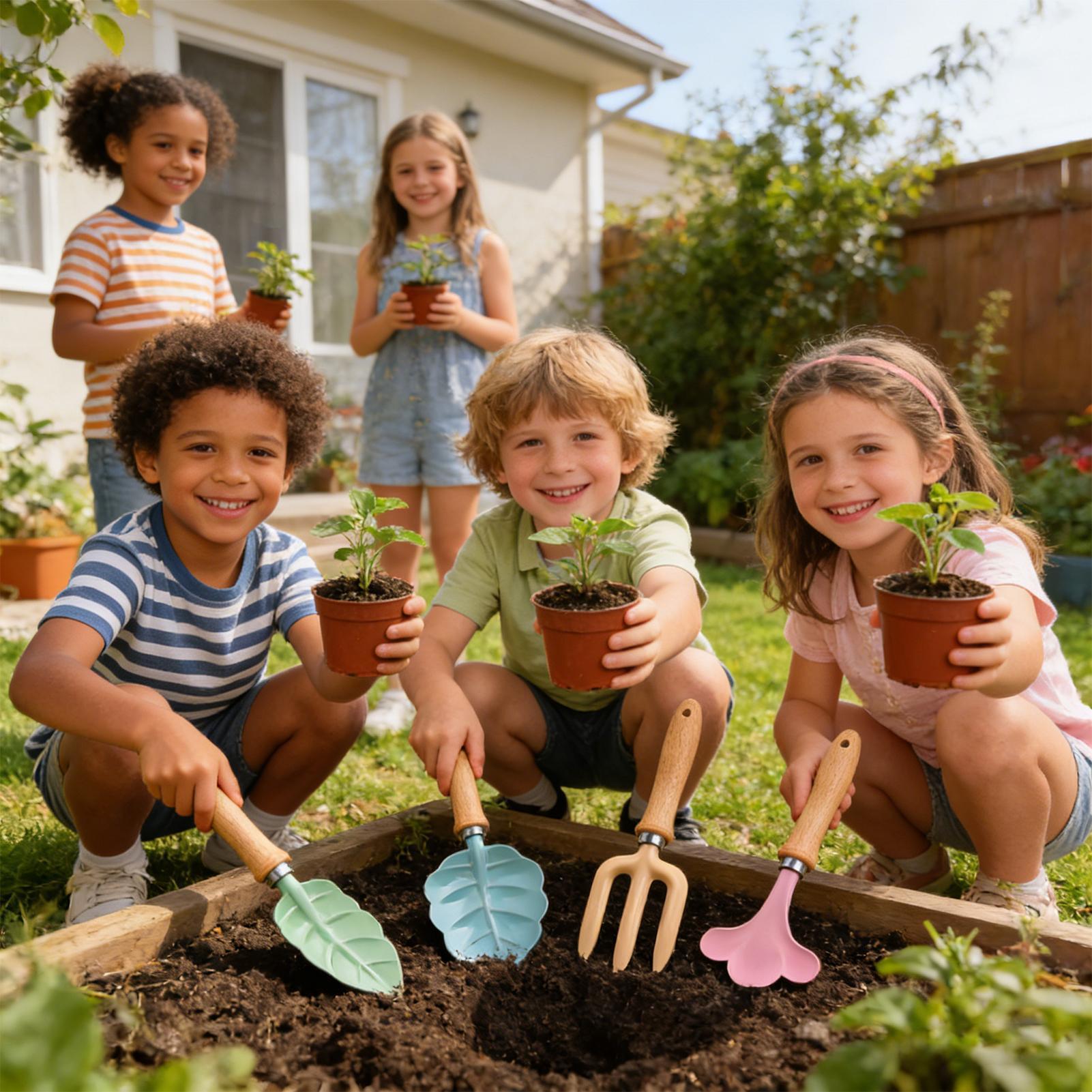 Tuinset voor kinderen, 4-delig - Kids Outdoor Garden Toys recensie en prijs