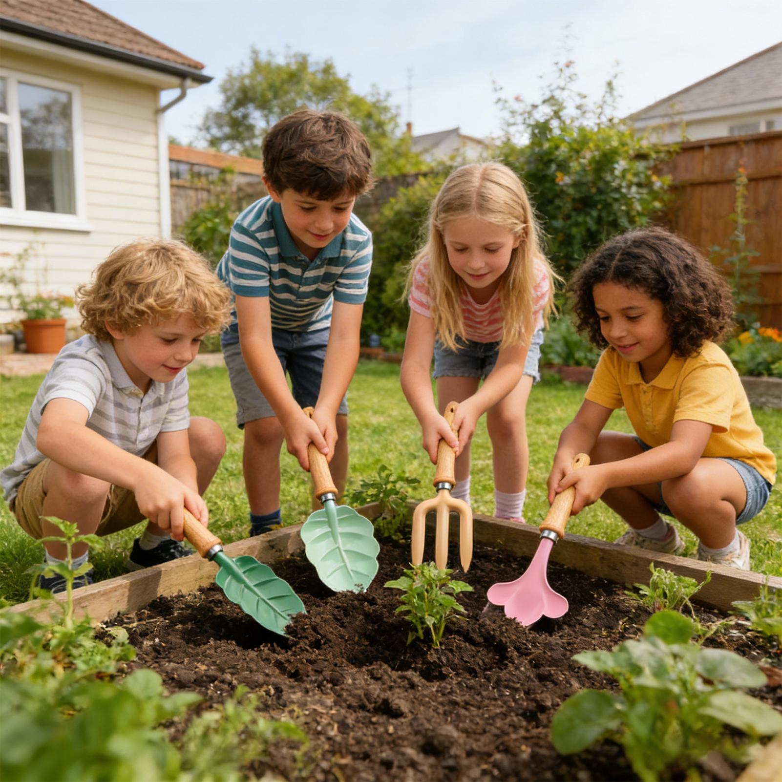 Tuinset voor kinderen, 4-delig - Kids Outdoor Garden Toys recensie en prijs