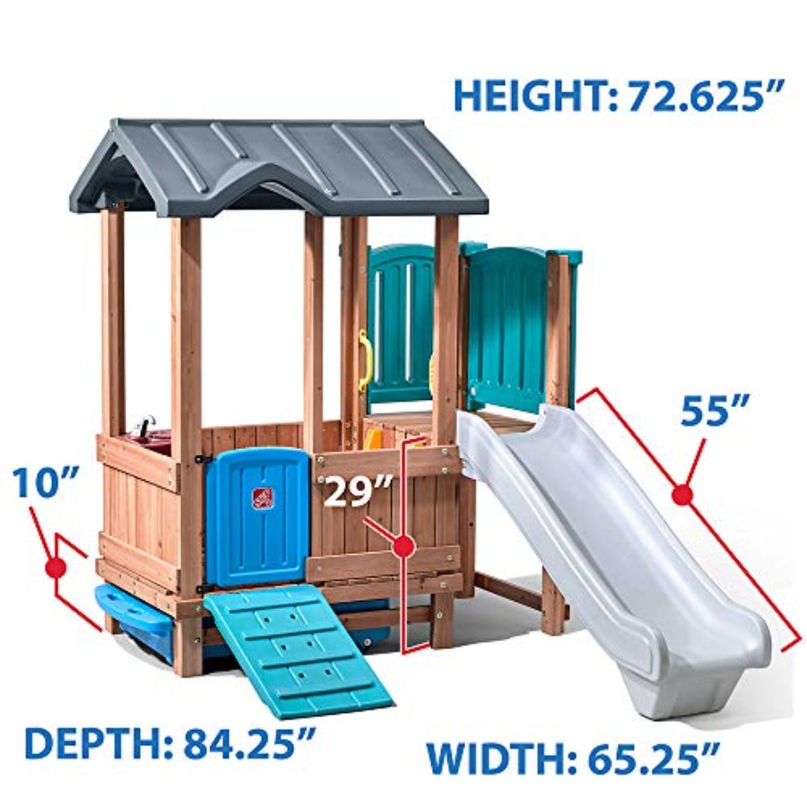 Woodland Adventure Speelhuis & - Kids Outdoor Wooden Playset recensie en prijs