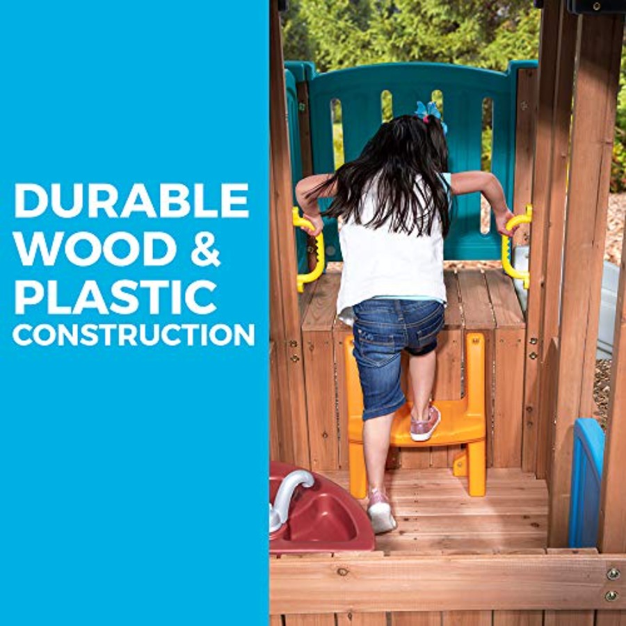Woodland Adventure Speelhuis & - Kids Outdoor Wooden Playset recensie en prijs