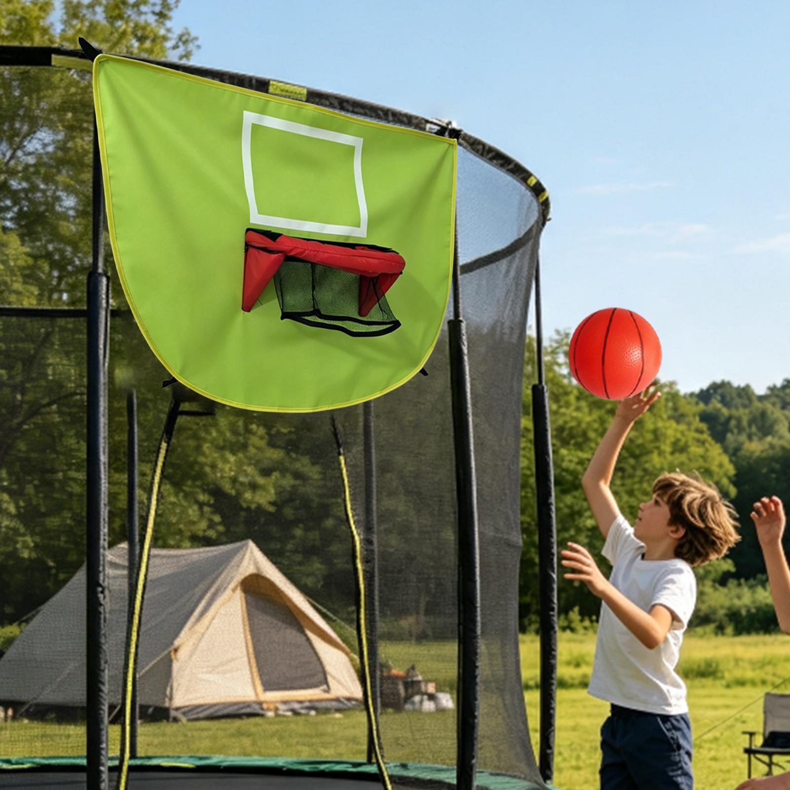 Trampolinebasketbalring met po - Kids Indoor Outdoor Trampoline recensie en prijs