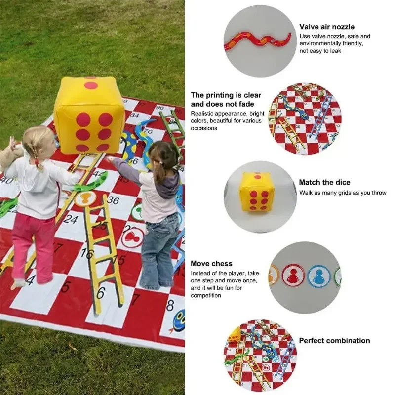Waterdichte Snake Ladder Game  - Kids Outdoor Mat Waterproof recensie en prijs