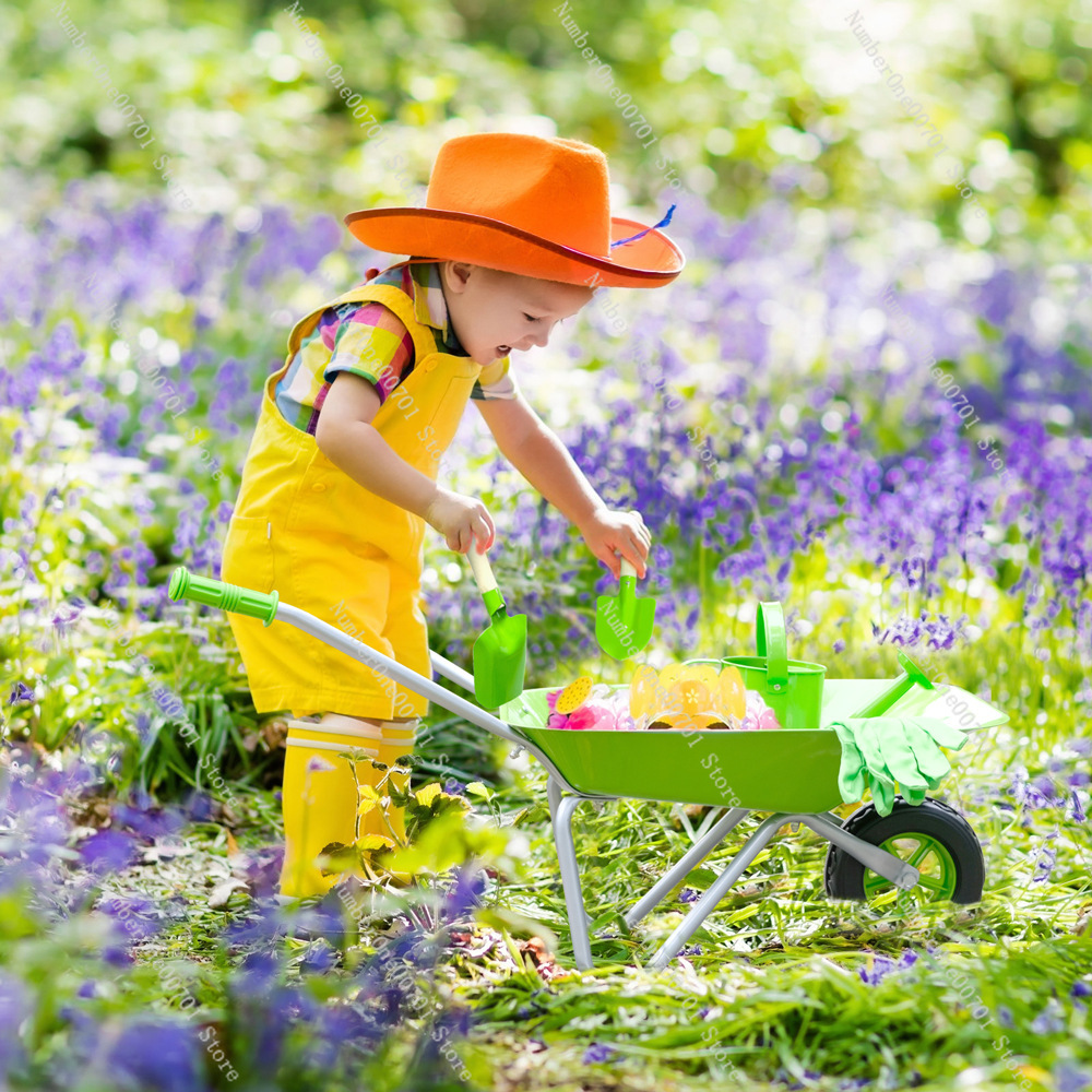 Kinderbuitenwielkar, groene tu - Kids Outdoor Garden Toys recensie en prijs