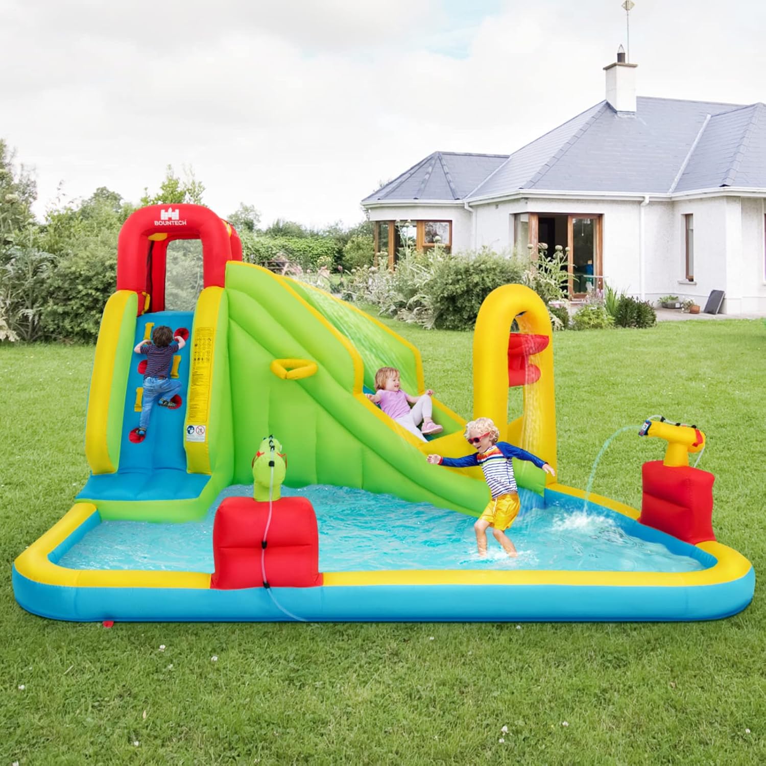 Mega Opblaasbaar Waterpark Spr - Kids Outdoor Gifts recensie en prijs