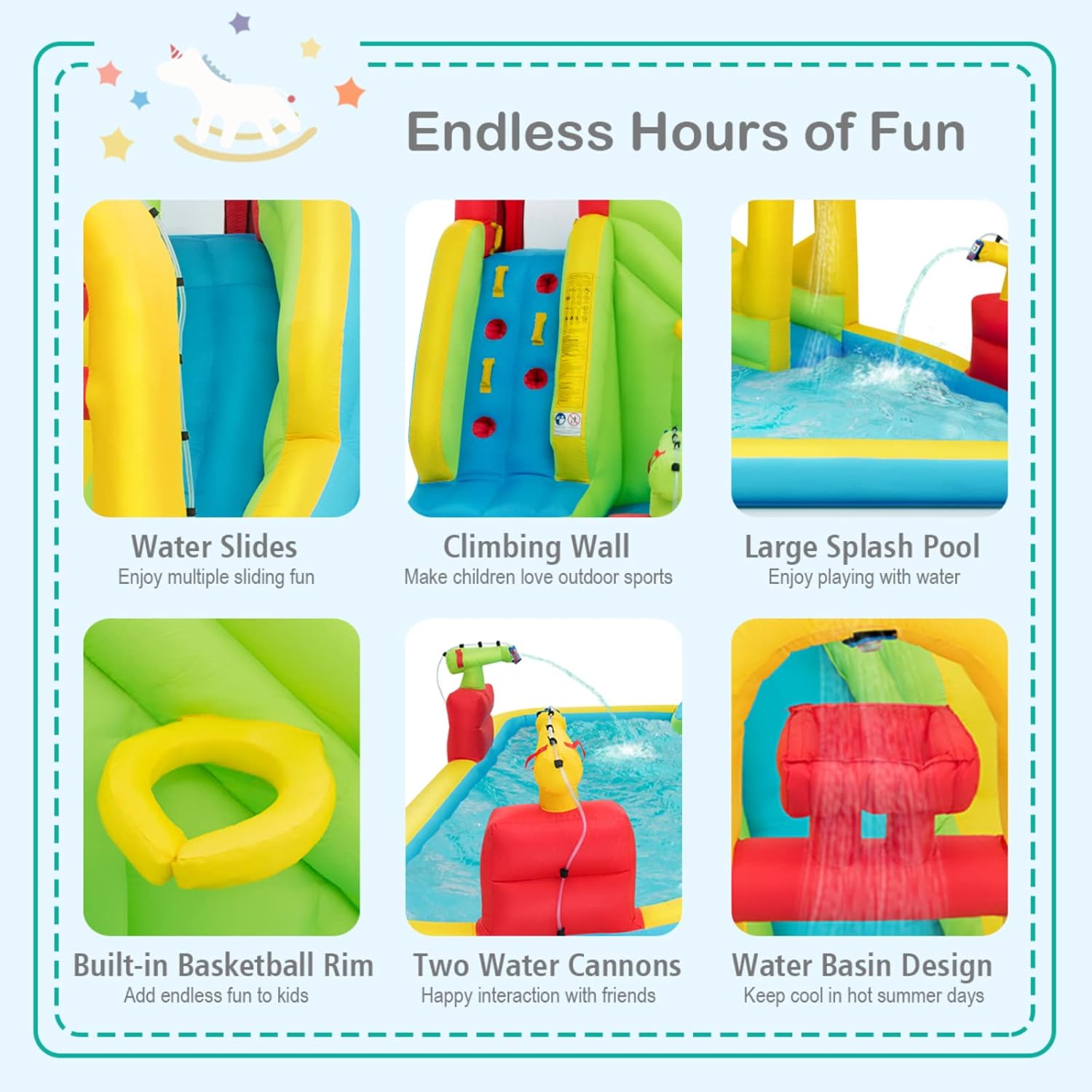 Mega Opblaasbaar Waterpark Spr - Kids Outdoor Gifts recensie en prijs