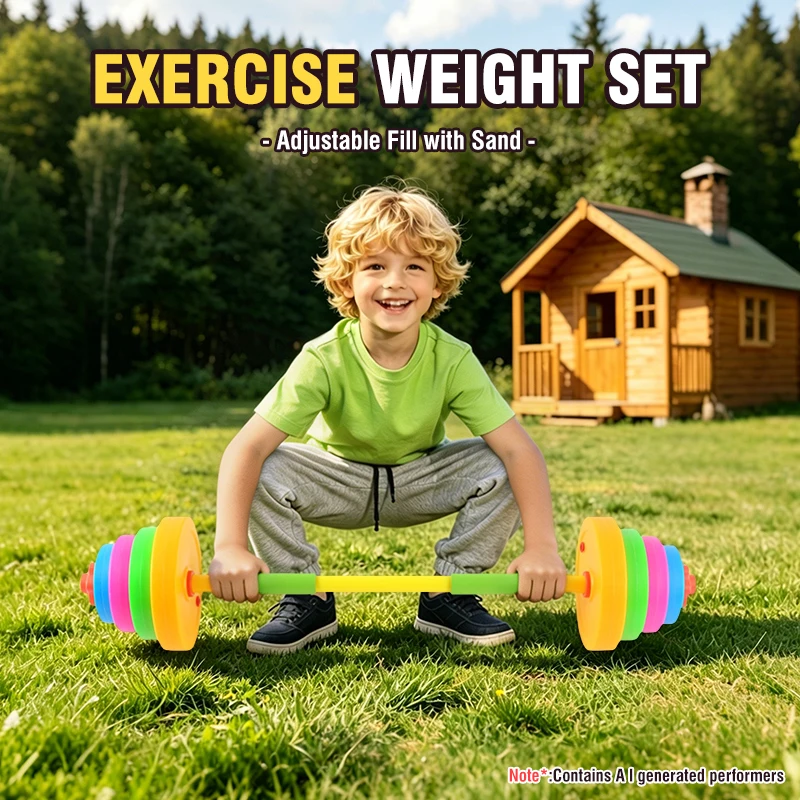 Verstelbare kinder dumbbell ba - Kids Outdoor Gym Equipment recensie en prijs