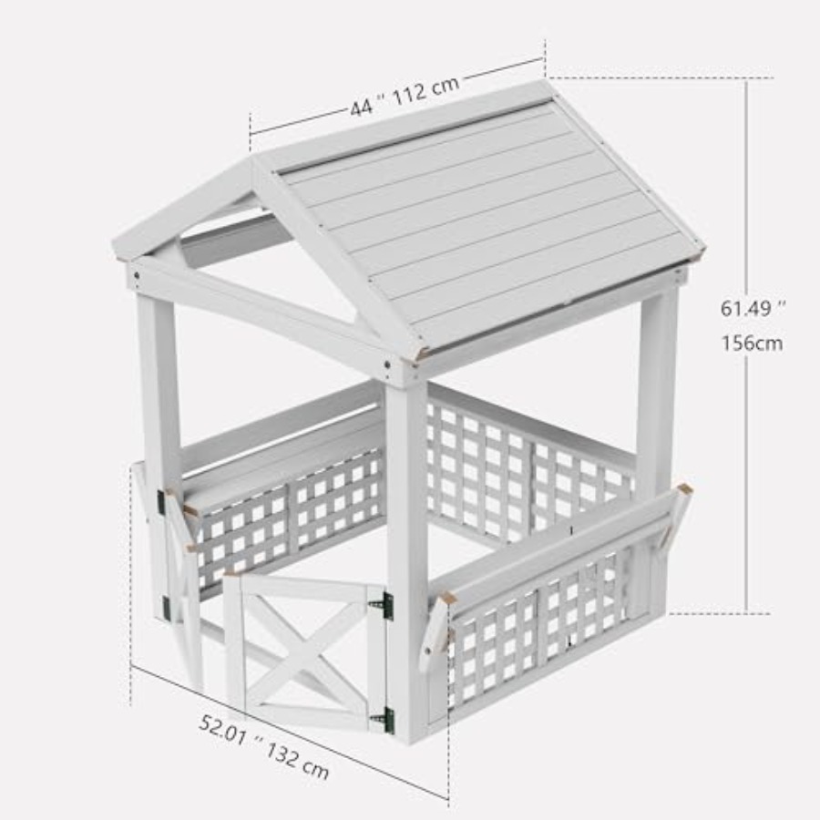 Buitenhuisje van hout voor kin - Kids Outdoor Bench recensie en prijs