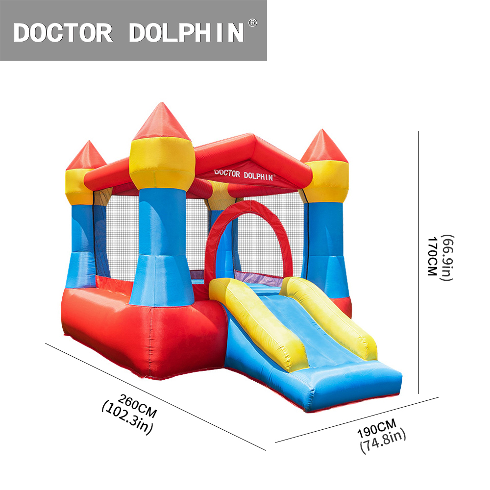Opblaasbare buitenspeeltuin me - Kids Outdoor Bounce House recensie en prijs