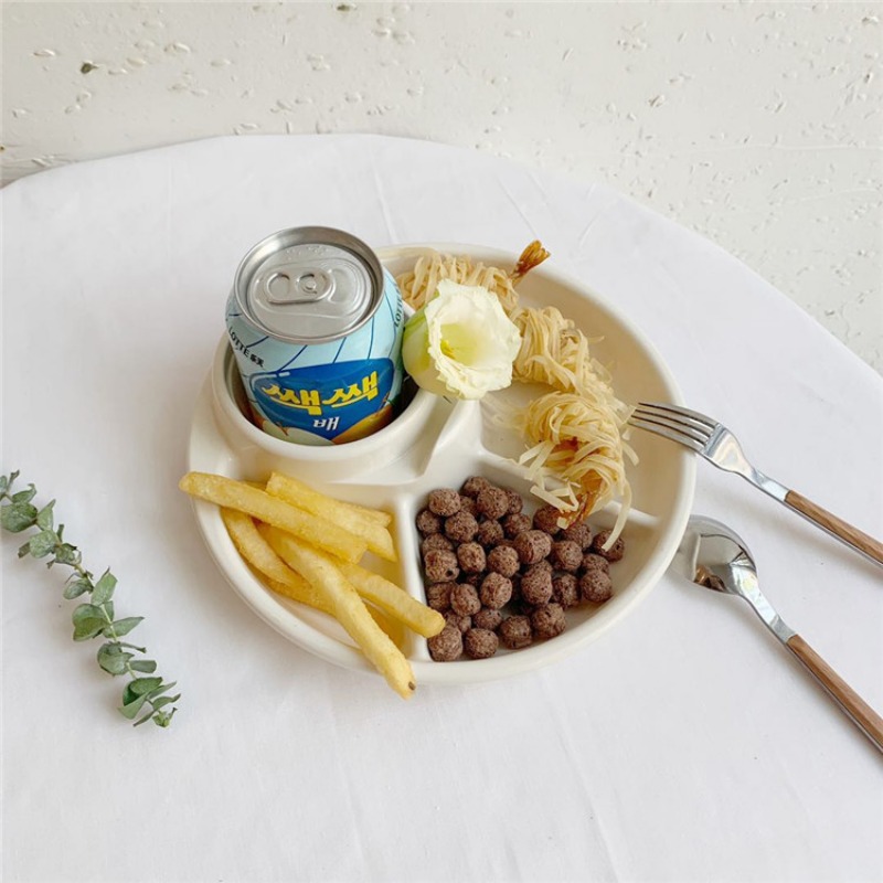 21 cm ontbijt verdeelde plaat  - Kids Outdoor Bbq recensie en prijs