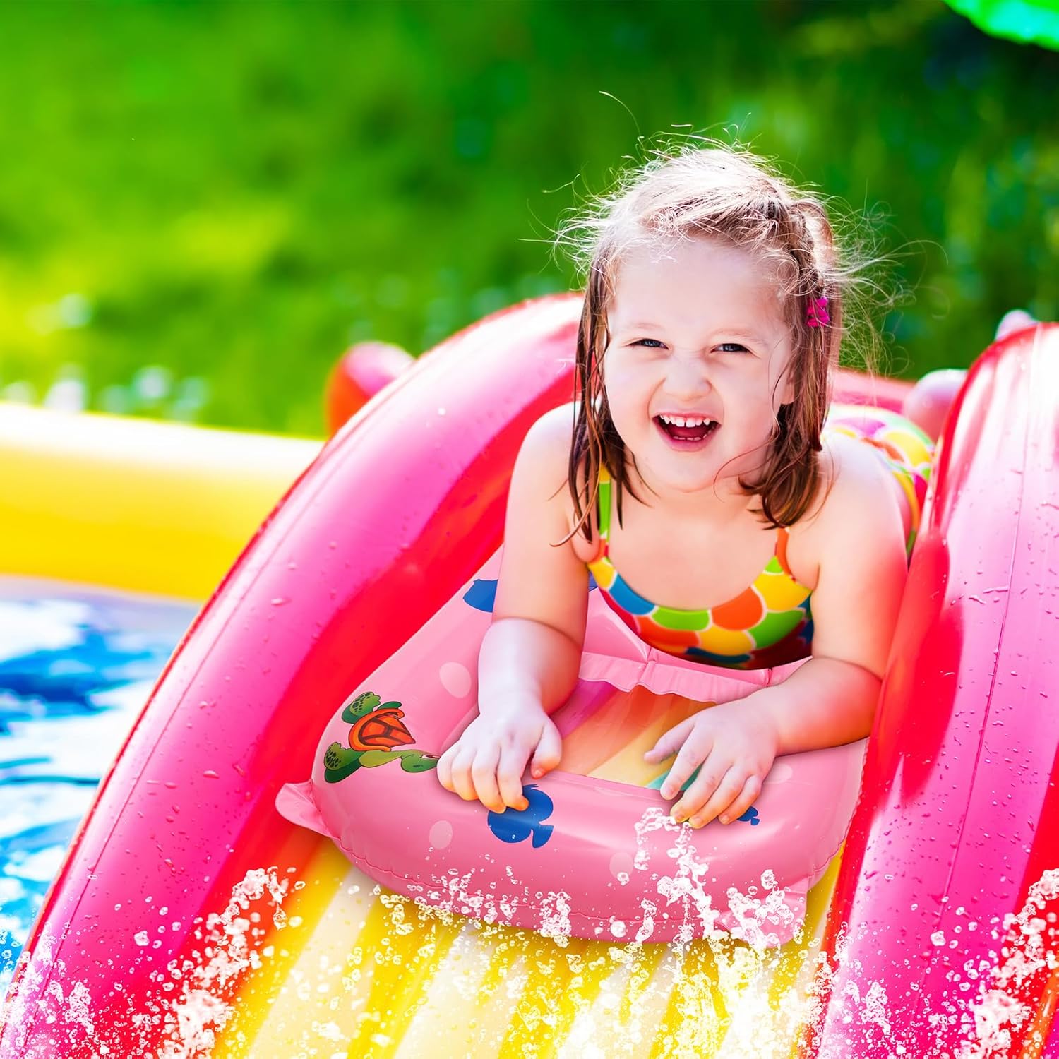 Water drijvende ring Opblaasba - Slip Slide Water Mat recensie en prijs