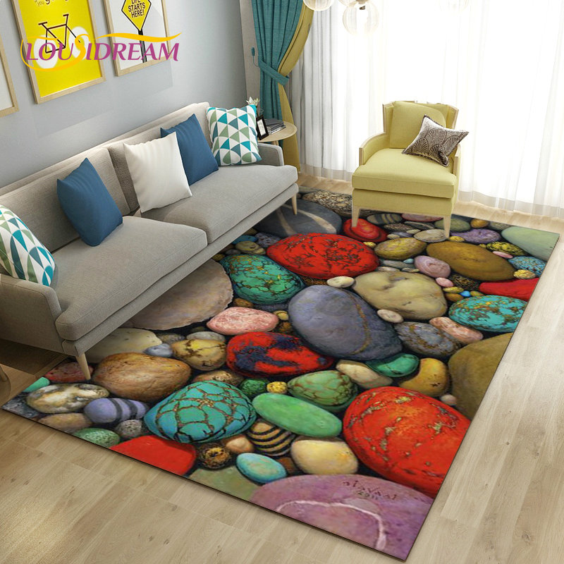 3D Kleurrijke Geplaveide Stene - Kids Outdoor Mat Waterproof recensie en prijs