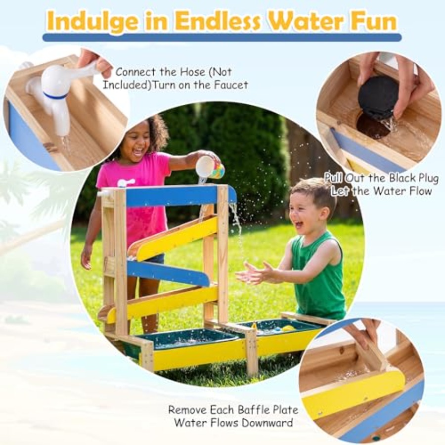 Buitenspeelset voor kinderen v - Kids Outdoor Wooden Playset recensie en prijs
