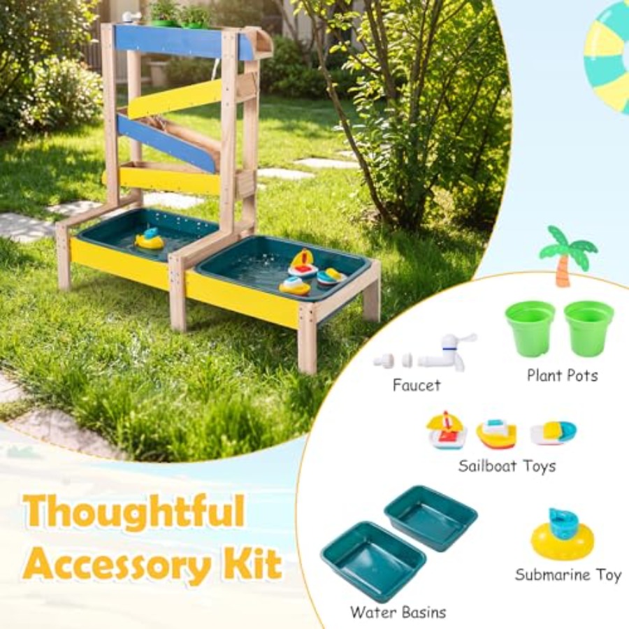 Buitenspeelset voor kinderen v - Kids Outdoor Wooden Playset recensie en prijs