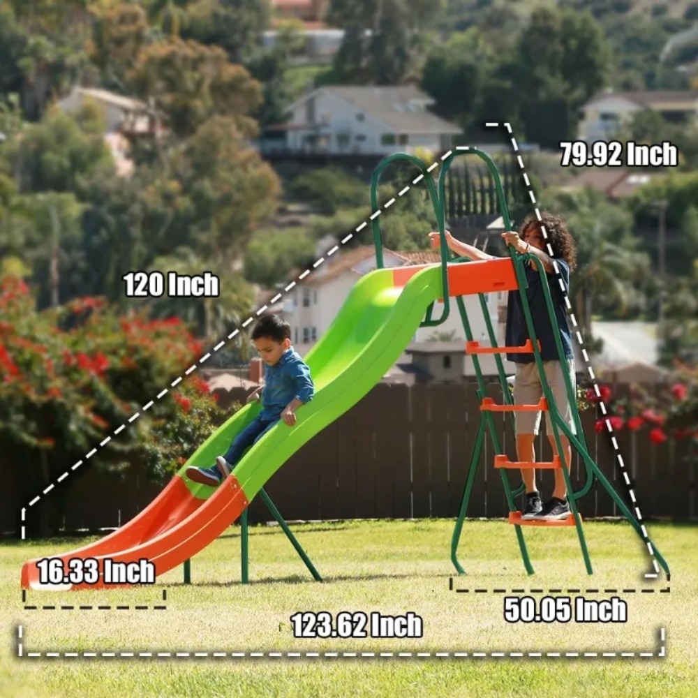 Tuinparaplu's - Speelplaatsgli - Kids Outdoor Swing Set With Slide recensie en prijs