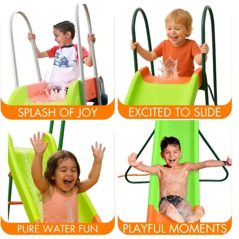 Tuinparaplu's - Speelplaatsgli - Kids Outdoor Swing Set With Slide recensie en prijs