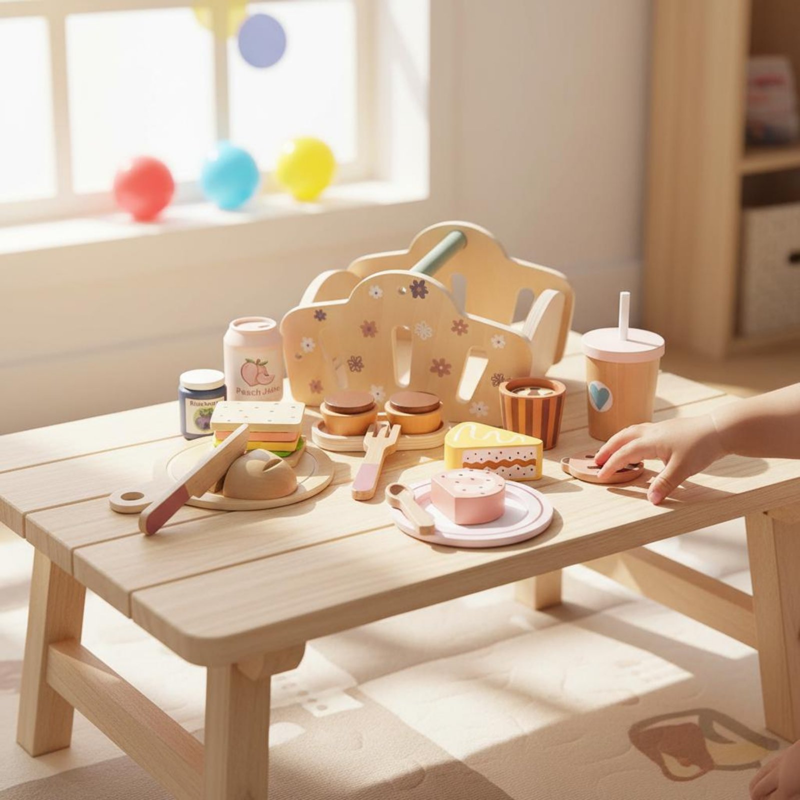 Houten buitenmaaltijdmandje Sp - Kids Outdoor Wooden Playset recensie en prijs