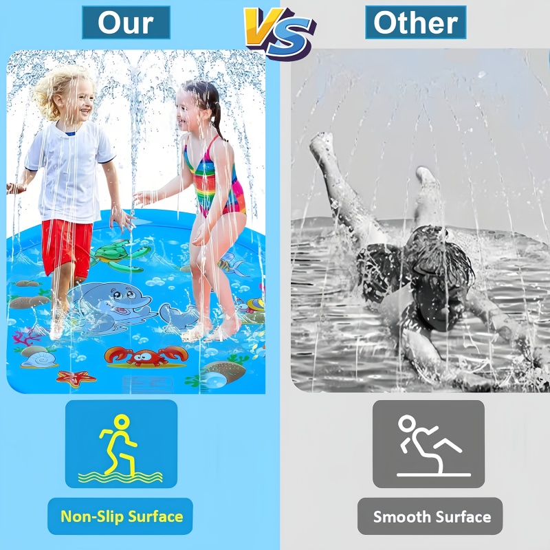 Kinderen spelen Spray Mat 100c - Slip Slide Water Mat recensie en prijs