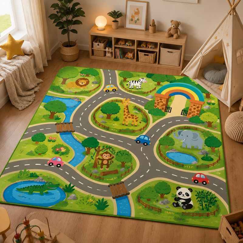 VIKAMA Kids Town Zoo Verkeerss - Kids Outdoor Zoo recensie en prijs